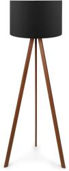  Fa Állólámpa - Fekete Lámpabúra - 140 cm (780SGN2434)