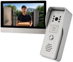 VERK 27802 videó kaputelefon LCD monitorral, WiFi, IR éjjellátás, ezüst