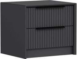  Hanah Home Antracit Kale Luxe Soft Éjjeliszekrény - 4799