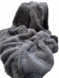  Aberto Design Sofa Shawl Anthracite Lolita 200x75 - Anthracite