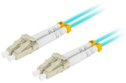 Lanberg Patch Cord Fibra Optica Lanberg FO-LULU-MD31-0050-TQ, Multi-Mode, Duplex LC/UPC - Duplex LC/UPC, 5 m, Turquoise (FO-LULU-MD31-0050-TQ)