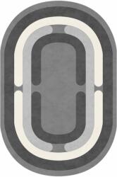 Conceptum Hypnose Carpet (100 x 300) Anthracite Sftkece047-Oval