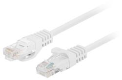 Lanberg Patch Cord Lanberg PCU5-20CC-0200-W, U/UTP, Cat. 5/5e, 2 m, White, 10 bucati (PCU5-20CC-0200-W)