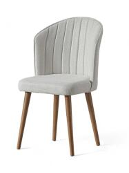Hanah Home Chair Set (2 Pieces) Cream Walnut Rubi - Cream, Walnut