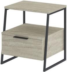  Hanah Home Éjjeliszekrény Travertine Pal - Travertin
