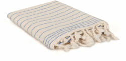  L' essential Maison Fouta (Beach Towel) Blue Cream Capri - Blue