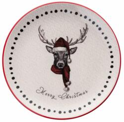 Hermia Service Plate Set (6 Pieces) Multicolor Xmas Merry