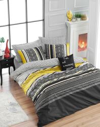  L' essentiel Maison Ranforce Double Duvet Cover Set Yellow Black Grey Formas - Yellow (162ELR9676)