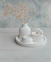 Aberto Design Gyertyaszett (5 darab) Fehér Ers1271