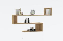  Hanah Home Wall Shelf Sapphire Oak Penne - Sapphire Oak (495SSE1147)