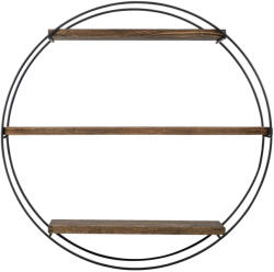  Hanah Home Wall Shelf Black Walnut Tulipa (491CRT1101)