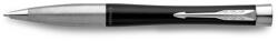 Parker Royal Urban Twist 2143639 - матова черна химикалка със сребърен клипс 7010601000 (7010601000)
