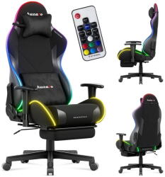 Huzaro Scaun Gaming huzaro Scaun gaming Premium, Huzaro, Force 5.7, suport picioare, Rabatabil 155°, iluminare din spate, RGB (HZ-FORCE 5.7 RGB)