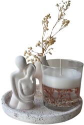 Aberto Design Gyertyakészlet (4 darabos) Fehér Glamour Gyertya 31ST