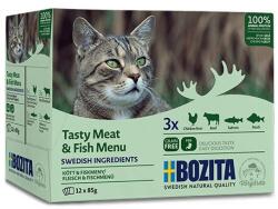 Bozita Tasty meat & fish menu in jelly Box - mokré krmivo pro kočky - 12 x 85g