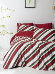  L' essentiel Maison Ranforce kétszemélyes ágyneműhuzat szett zöld-piros-fehér Merry - piros