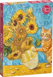 Cherry Pazzi Puzzle Cherry Pazzi din 1000 piese - Pisica și arta (31629) Puzzle
