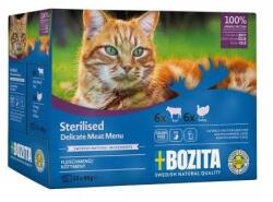 Bozita sterilované kousky v želé s masem multibox Box - vlhké krmivo pro kočky -12 x 85g