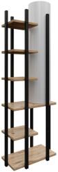 Opviq Floor Lamp Black White Natural Moda Dor - SRC