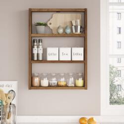  Hanah Home Wall Shelf Walnut Pr1-Br (956LCS2726)