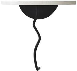  Hanah Home Fali polc Black White Leo - fekete, fehér