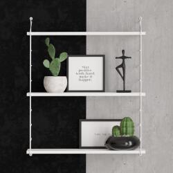  Hanah Home Wall Shelf White Armoni 3' lü - Shiny White (775DCM1685)
