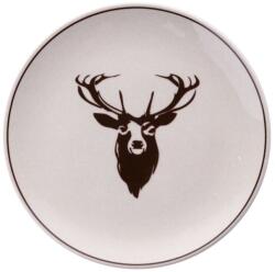  Hermia Service Plate Set (6 Pieces) Multicolor Geyik Bordo