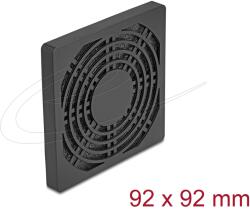 DeLock Ventilátor rács porszűrővel 92 x 92 mm fekete