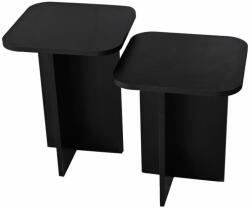 Hanah Home Kisasztal Szett Black Blues Szett - Fekete