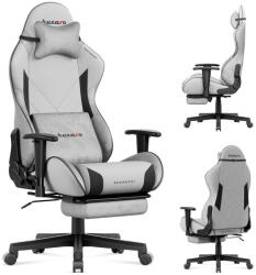 Huzaro Scaun Gaming huzaro Scaun gaming Premium, Huzaro, Force 5.7, suport picioare, Rabatabil 155°, structura din otel, Gri (HZ-FORCE 5.7 GREY)