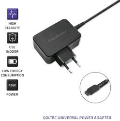 Qoltec 51025 power adapter/inverter Black