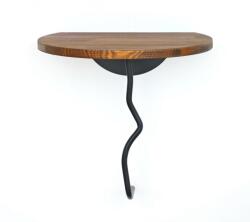  Hanah Home Fali polc Black Leo - Gesztenye, Fekete