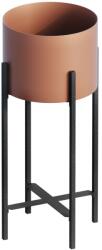 Aberto Design Decorative Pot Black Copper GED-026-B (247HFM1198)