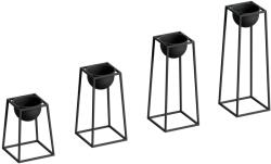 Aberto Design Dekoratív virágcserép Fekete GED-018
