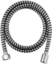 Leziter Strong zuhanycső PVC 1, 5m króm-fekete (SM-841) - geminiduo