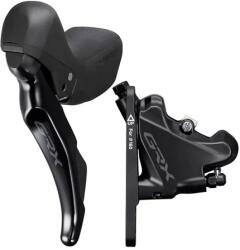 Shimano GRX BR-RX400 és ST-RX400 gravel fék-váltókar és hidraulikus tárcsafék szett, csak bal (első), 100 cm, 2x10s, fekete, OEM kiszerelés