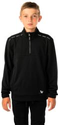 Bauer Team Fleece 1/2 Zip Hoodie Black Gyerek-melegítőfelső M