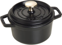 Staub Oală de gătit rotundă, negru O 14 cm Staub (ST1101425)