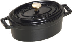 Staub Oală de gătit ovală, negru V 0, 25 l Staub (ST1101125)
