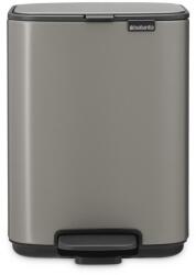 Brabantia Coș cu pedală BO 4 l, platină, oțel, Brabantia (BRAB237881) Cos de gunoi