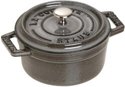 Staub Oală de gătit rotundă, gri grafit O 10 cm Staub (ST1101018)