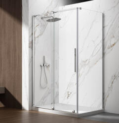 SAPHO Zuhanykabin, Sapho Gelco Spirit Black zuhanykabin, 100x80 cm, króm GI1010GI3580 - mozaikkeramia