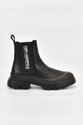 Karl Lagerfeld ghete scurte pentru bărbați din piele Trekka Mens 9BY2-OBMZN7_99X (KL25244.000)