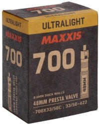 Maxxis Belső Maxxis 700X33/50C ULTRALIGHT Presta szelepes 60mm 102g