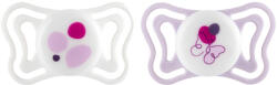 CHICCO Physioforma Light szilikon fogszabályozó cumi pink 2-6 hónap, 2 db
