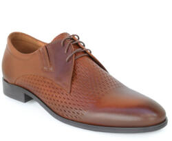 Lavaggio elegáns barna perforált férfi félcipő 2513-B3 07851
