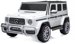 Chipolino Mercedes AMG G63 elektromos autó 2 üléssel - white leather