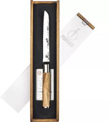Forged Olive Cuțit universal cu lamă zimțată, lungimea lamei 135 mm