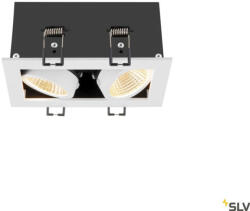 SLV KADUX 1007560 Beépíthető spotlámpa 2x14W/LED 3000K 1550lm IP20 (1007560)