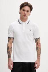 Fred Perry pamut póló Twin Tipped Shirt - fehér XXL - answear - 37 990 Ft